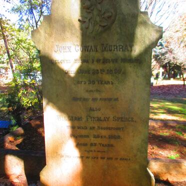 SPENCE William Findlay -1898 :: MURRAY John Cowan -1897