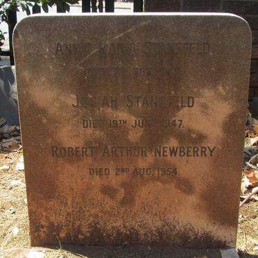 STANSFELD Anne Maria -194? :: STANSFELD Josiah -1947 :: NEWBERRY Robert Arthur -1954