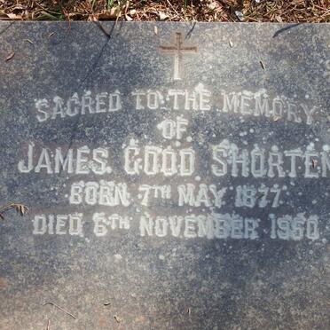 SHORTEN James Good 1877-1950