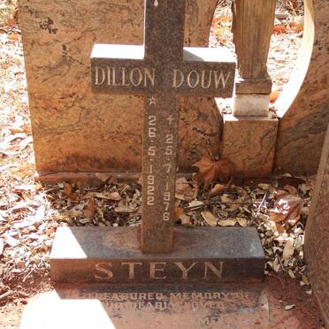 STEYN Dillon Douw 1922-1976