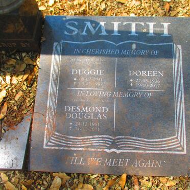 SMITH Duggie 1931-1987 & Doreen 1936-2017 :: SMITH Desmond Douglas 1961-2001