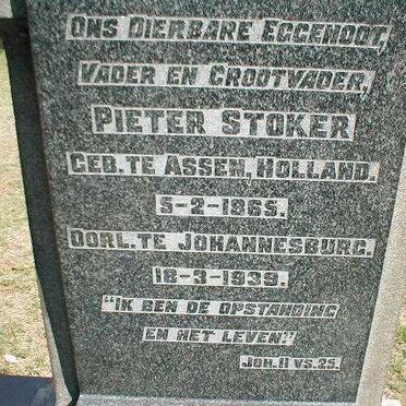 STOKER Pieter 1865-1939