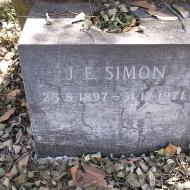 SIMON J.E. 1897-1971