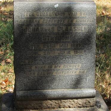STRYDOM Johannes Claassen 1897-1941