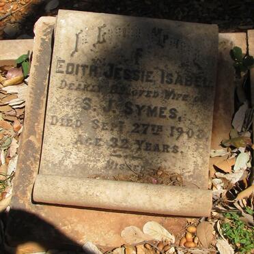 SYMES Edith Jessie Isabel -1908