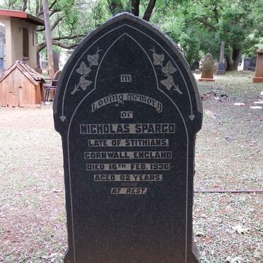 SPARGO Nicholas -1936