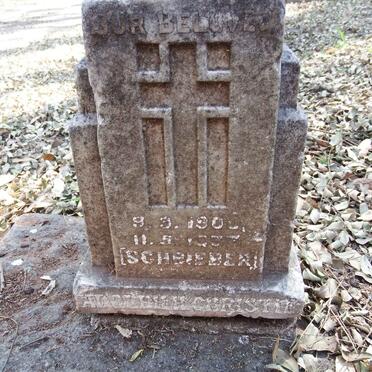 SCHRIEBER Adolph H. Christie 1900-1937