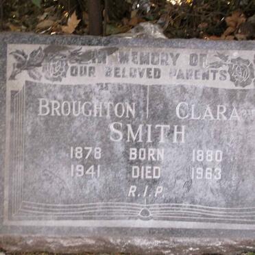 SMITH Broughton 1878-1941 & Clara 1880-1963