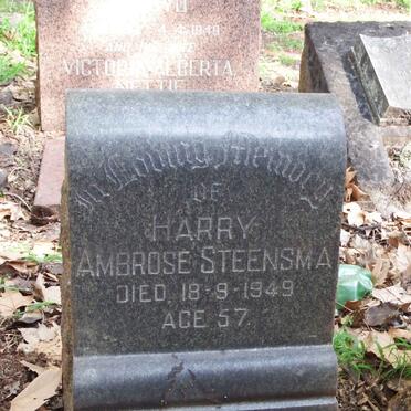 STEENSMA Harry Ambrose -1949
