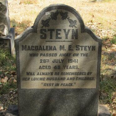 STEYN Magdalena M.E. -1941