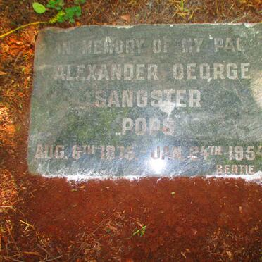 SANGSTER Alexander George 1875-1954