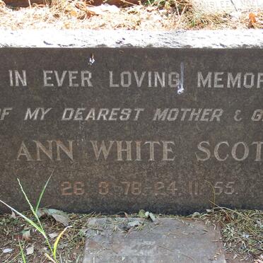 SCOTT Ann White 1876-1955