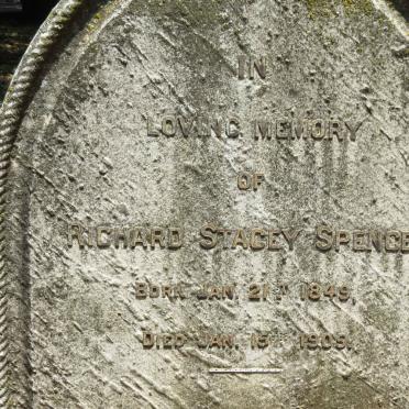 SPENCER Richard Stacey 1849-1905