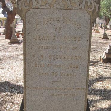 STEVENSON Jeanie Louise 