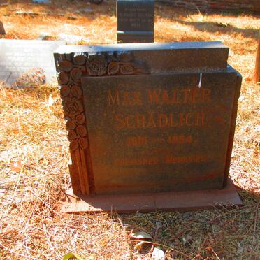 SCHADLICH Max Walter 1901-1954