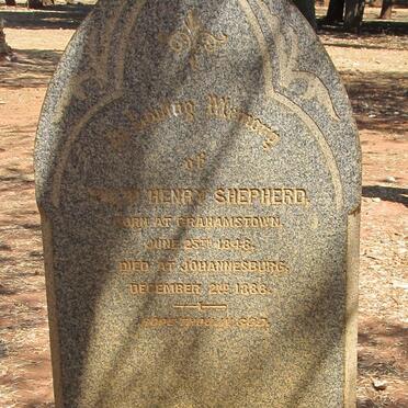 SHEPHERD Henry 1848-1886