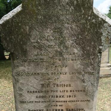 TARLTON Robert Alfred 1828-1918 & Sophie -1913 :: TARLTON Robert -1894