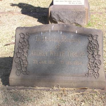 THRUPP Audrey White 1912-1954