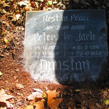 DUNSTAN Peter 1929-1956 :: DUNSTAN Jack 1914-1959