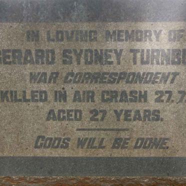 TURNBULL Gerard Sydney -1941 &amp; Anna Cornellia Low -1945