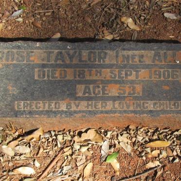 TAYLOR Rose nee ALLISON -1906