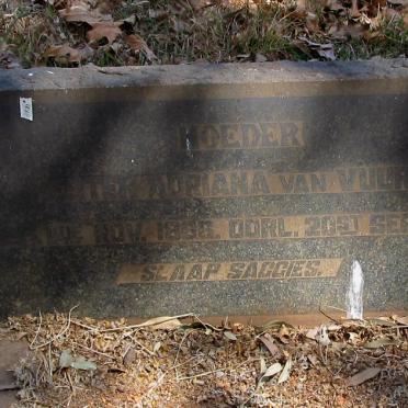 VUUREN Hester Adriana, van 1866-1941