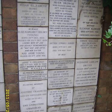 026 Memorial wall