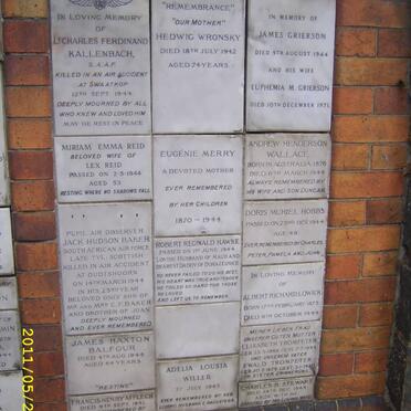 024 Memorial wall