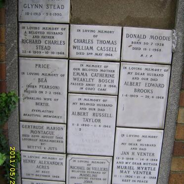 013 Memorial wall