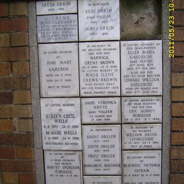019 Memorial wall