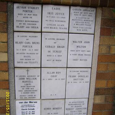 006 Memorial wall