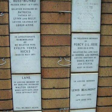 145 Memorial wall
