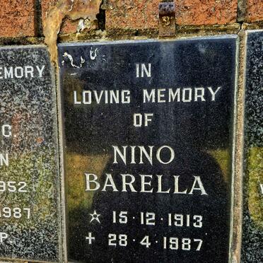 BARELLA Nino 1913-1987