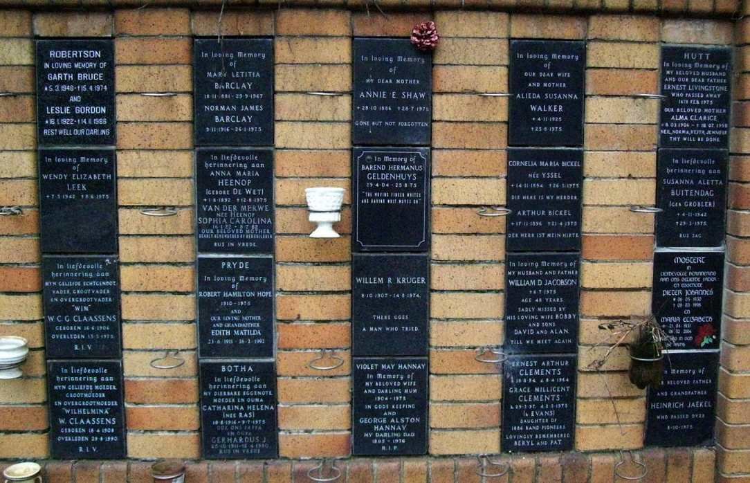 135 Memorial wall