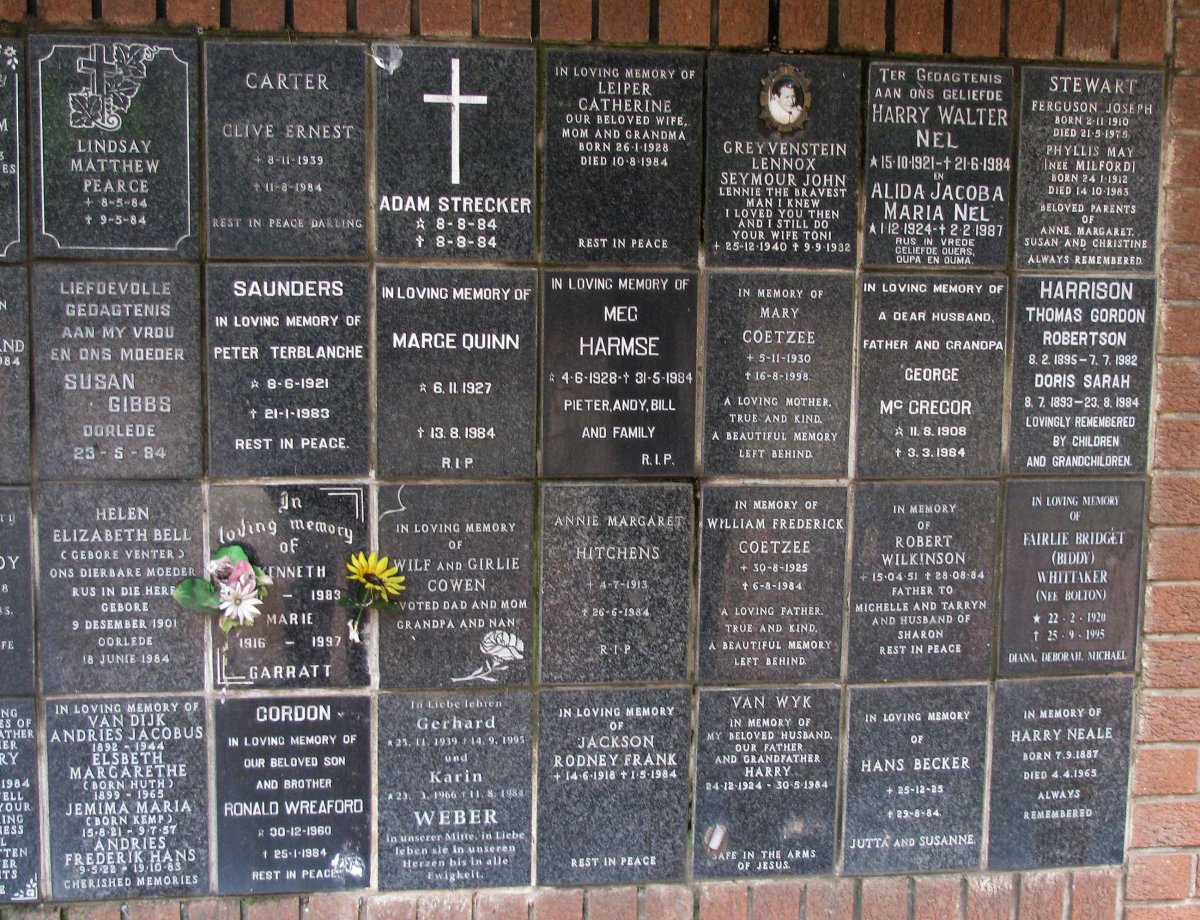 100 Memorial wall