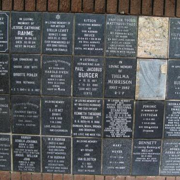 162 Memorial wall 
