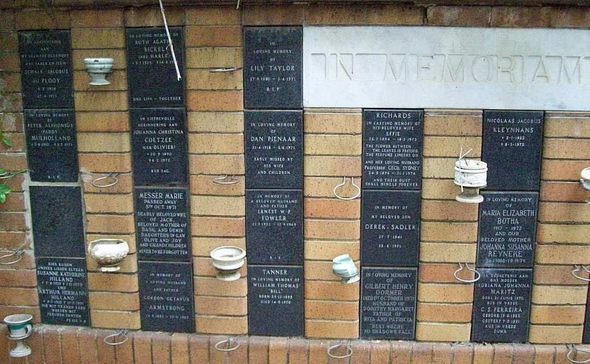 133 Memorial wall
