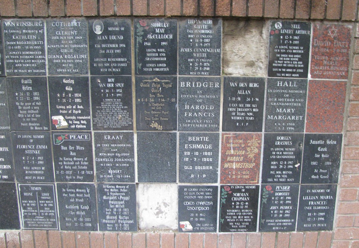 156 Memorial wall