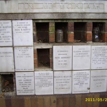 017 Memorial wall
