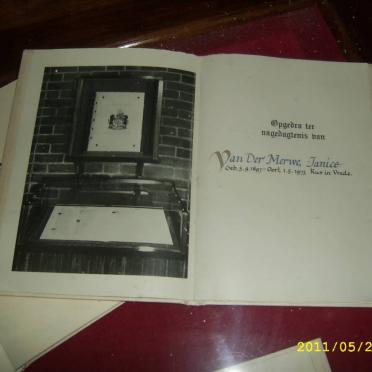 Crematorium Register extract