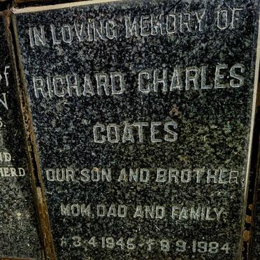 COATES Richard Charles 1945-1984