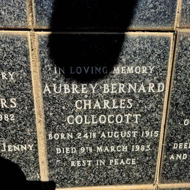 COLLOCOTT Aubrey Bernard Charles 1915-1983