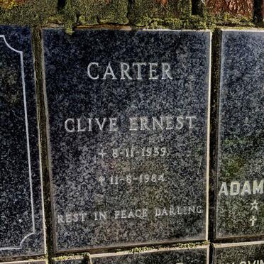 CARTER Clive Ernest 1939-1984