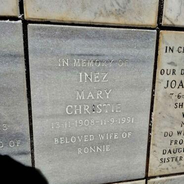 CHRISTIE Inez Mary 1908-1991