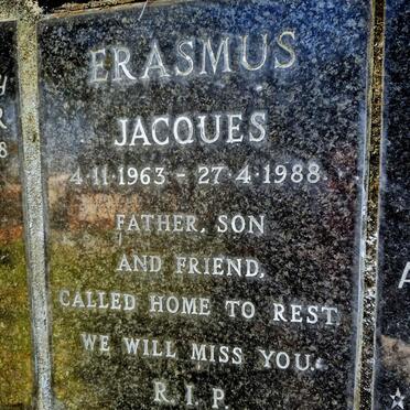 ERASMUS Jacques 1963-1988