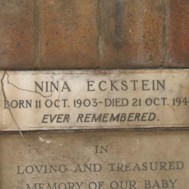 ECKSTEIN Nina 1903-1949