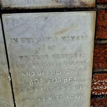 FORBES Bob 1913-1979