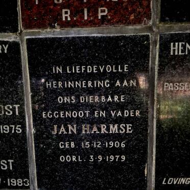 HARMSE Jan 1906-1976