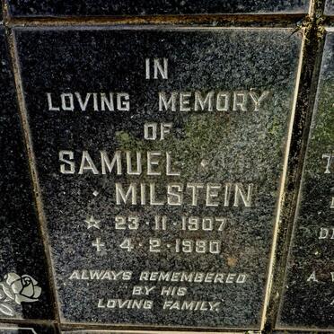 MILSTEIN Samuel 1907-1980