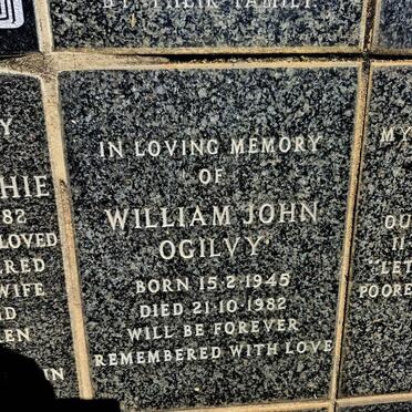 OGILVY William John 1945-1982